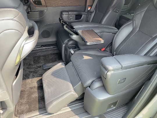 도요타 알파드 2열. 장우진 기자